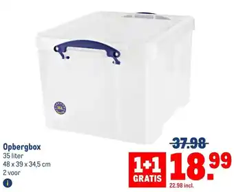 Makro Opbergbox aanbieding