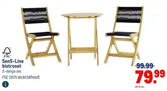 Makro SenS-Line bistroset aanbieding