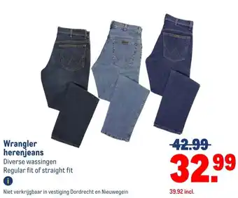 Makro Wrangler herenjeans aanbieding