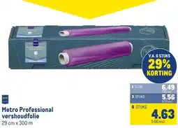 Makro Metro Professional vershoudfolie aanbieding