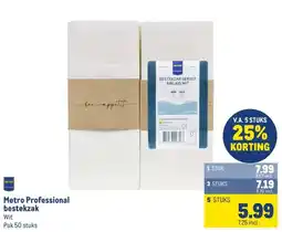 Makro Metro Professional bestekzak aanbieding