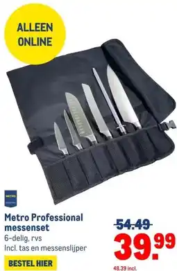 Makro Metro Professional messenset aanbieding