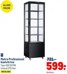 Makro Metro Professional koelvitrine aanbieding