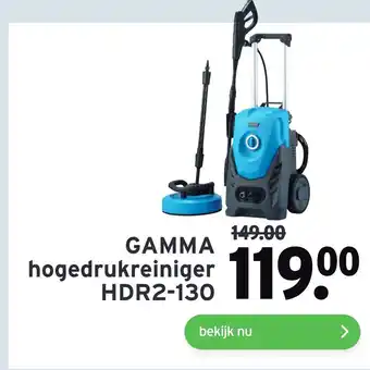 GAMMA hogedrukreiniger HDR2-130 aanbieding