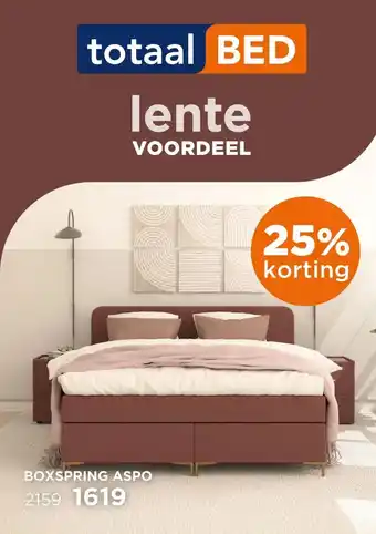 TotaalBED Boxspring Aspo aanbieding
