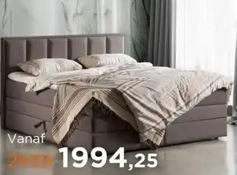 TotaalBED Opbergboxspring Aken met klep aanbieding