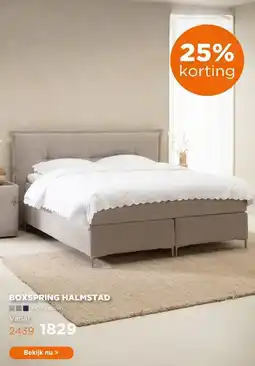 TotaalBED Boxspring Halmstad aanbieding