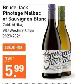 Gall & Gall Bruce Jack Sauvignon Blanc 75CL Wijn aanbieding
