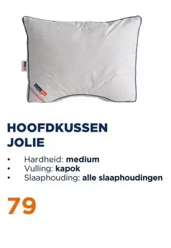 TotaalBED Hoofdkussen Jolie | kapok | aanbieding