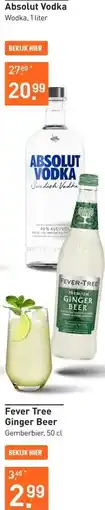 Gall & Gall Fever Tree Ginger Beer 50CL Alcoholvrij aanbieding