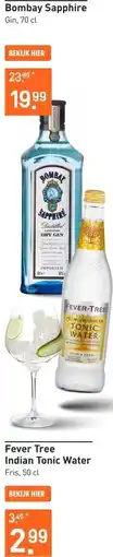 Gall & Gall Fever Tree Indian Tonic Water 50CL Alcoholvrij aanbieding