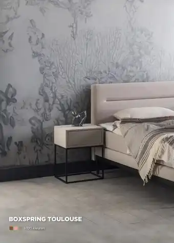 TotaalBED BOXSPRING TOULOUSE aanbieding