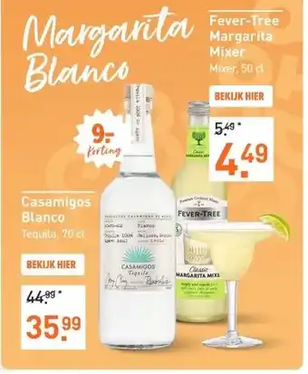 Gall & Gall Casamigos Blanco 70CL Mixen aanbieding