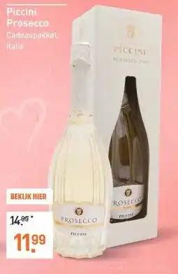 Gall & Gall Piccini Prosecco Cadeauverpakking 75CL Mousserend aanbieding