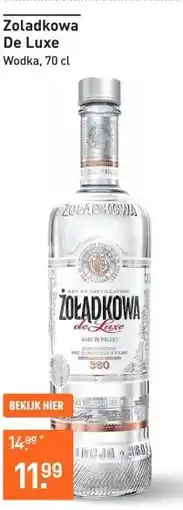 Gall & Gall Zoladkowa De Luxe 70CL Mixen aanbieding