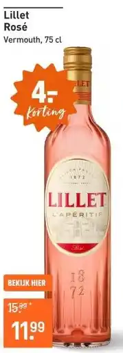 Gall & Gall Lillet Rosé 75CL Mixen aanbieding
