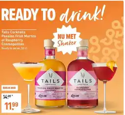 Gall & Gall Tails Cocktails Raspberry Cosmopolitan 50CL Mixen aanbieding