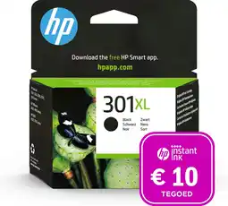 Bol.com HP 301XL - Inktcartridge zwart + Instant Ink tegoed aanbieding