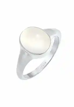 Douglas Elli Dames Zegel met Maansteen in 925 Sterling Zilver Verguld aanbieding