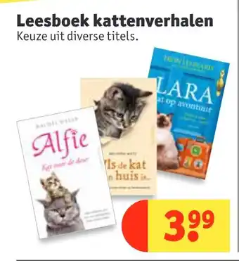 Kruidvat Leesboek kattenverhalen aanbieding