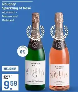 Gall & Gall Noughty Sparkling Rosé 75CL Mousserend aanbieding