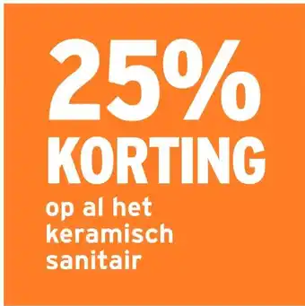 GAMMA op al het keramisch sanitair aanbieding