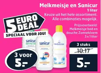 Trekpleister Melkmeisje en sanicur aanbieding