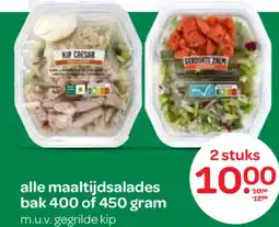 Spar alle maaltijdsalades aanbieding