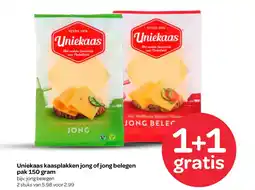Spar Uniekaas kaasplakken jong of jong belegen aanbieding