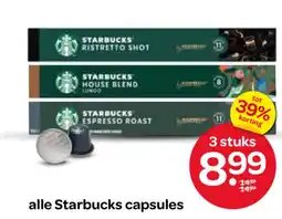 Spar alle Starbucks capsules aanbieding