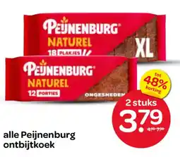 Spar alle Peijnenburg ontbijtkoek aanbieding