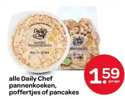 Spar alle Daily Chef pannenkoeken, poffertjes of pancakes aanbieding