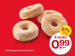 Spar SPAR gesuikerde donut aanbieding