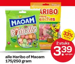Spar alle Haribo of Maoam aanbieding