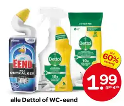 Spar alle Dettol of WC-eend aanbieding