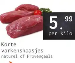Naanhof Korte varkenshaasjes aanbieding