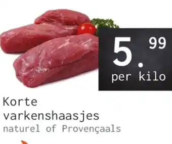 Naanhof Korte varkenshaasjes aanbieding