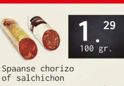 Naanhof Spaanse chorizo of salchichon aanbieding