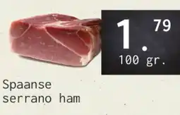 Naanhof Spaanse serrano ham aanbieding