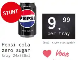 Naanhof Pepsi cola zero sugar aanbieding