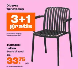 Kwantum Tuinstoel Latina aanbieding