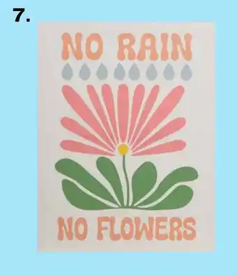 Kwantum Canvas No Rain aanbieding
