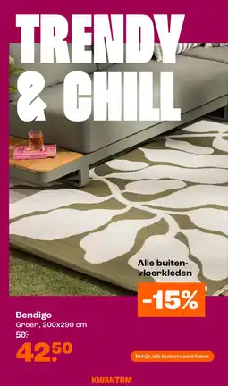 Kwantum Bendigo Groen aanbieding
