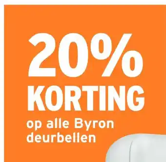 GAMMA op alle Byron deurbellen aanbieding