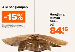 Kwantum Hanglamp Mimas aanbieding