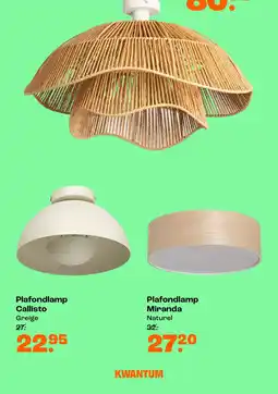 Kwantum Plafondlamp Callisto aanbieding
