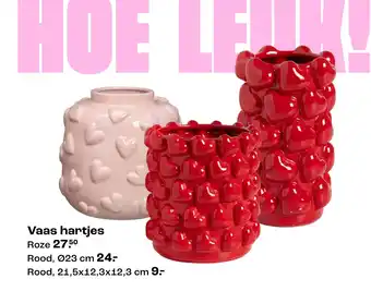 Kwantum Vaas hartjes aanbieding