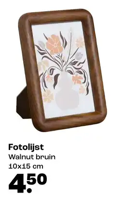 Kwantum Fotolijst Walnut bruin aanbieding
