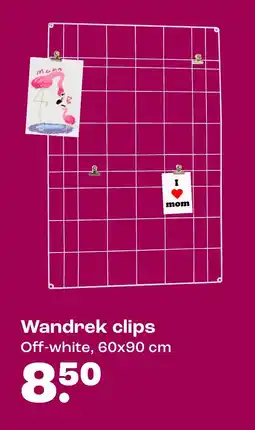 Kwantum Wandrek clips aanbieding