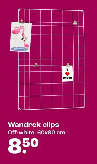 Kwantum Wandrek clips aanbieding